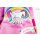 Sommersweat Panel Herzchen rosa