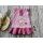 B Ware Jersey Panel Waldtiere Fuchs und Reh rosa