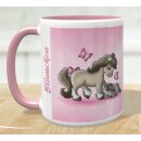 Fototasse - Blümchen rosa