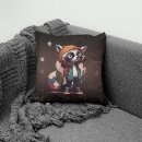 Sommersweat Panel Relax Raccoon Vol2 - Waschbär -  braun