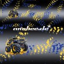 Jersey Panel Monstertruck blau gelb