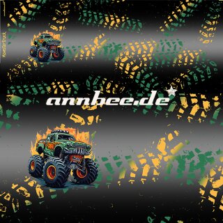 Jersey Panel Monstertruck grün gelb