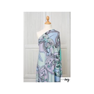 Reststück 1,70 m  Lillestoff Breezy, blue Modal