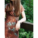 Reststück 1,20 m Jersey Sweet Grunge braun