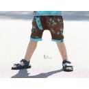 Reststück 1,20 m Jersey Sweet Grunge braun