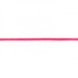 Baumwollkordel geflochten rund 5 mm pink