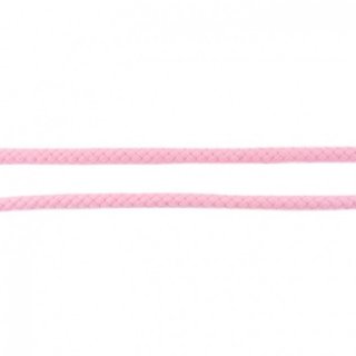 Baumwollkordel geflochten rund 8 mm hell rosa