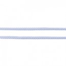 Baumwollkordel geflochten rund 8 mm hell blau
