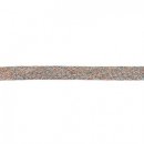 Flache Kordel Multicolor 20 mm Petrol-Choco